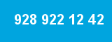928 922 12 42 928 922 12 42